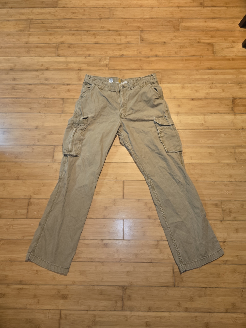 Carhartt Force Cargo Pants Mens 36x32 Tan Relaxed Fit